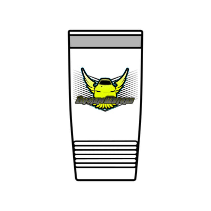 Insulated 20oz Tumbler with Winged Car Design - Perfect for Car Enthusiasts