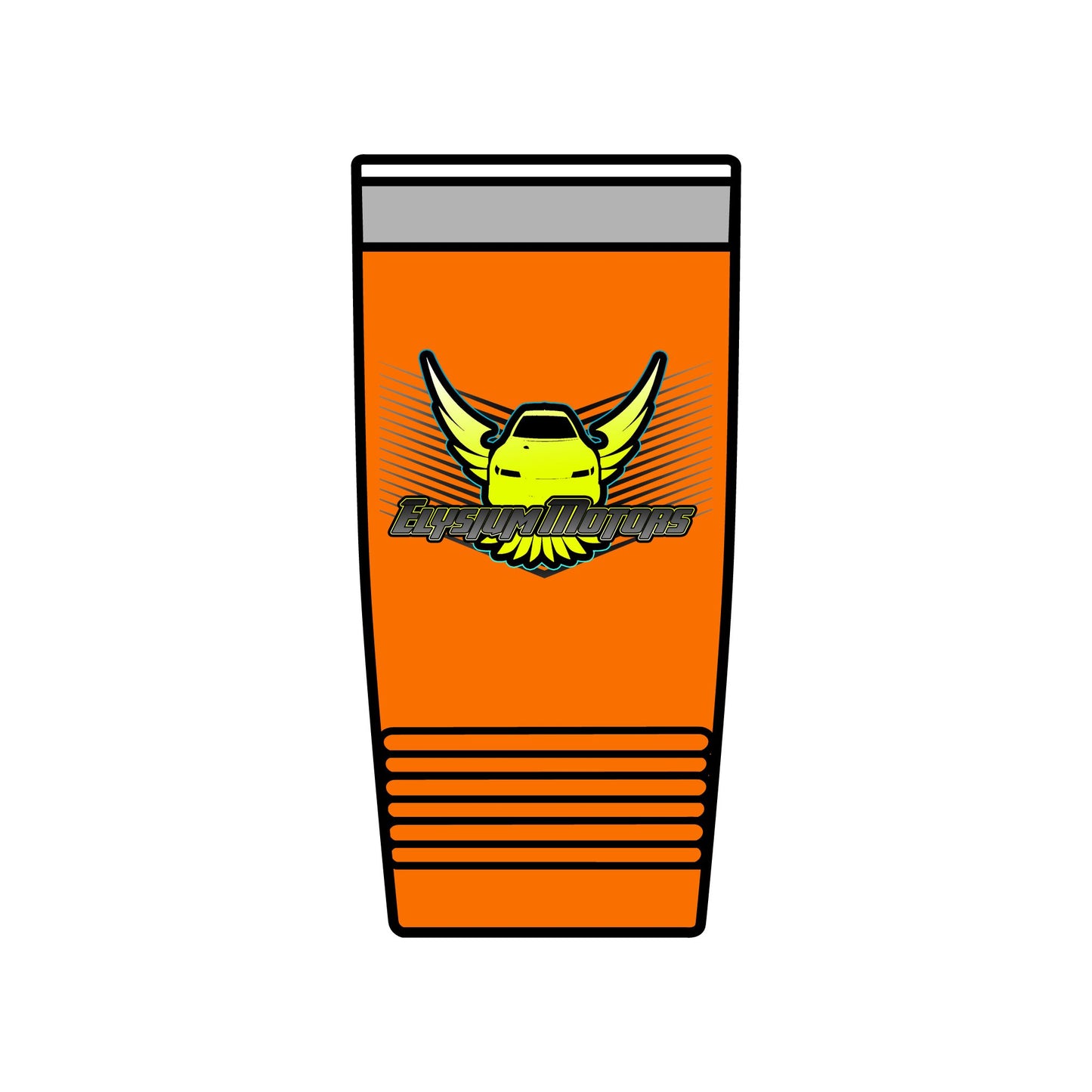 Insulated 20oz Tumbler with Winged Car Design - Perfect for Car Enthusiasts