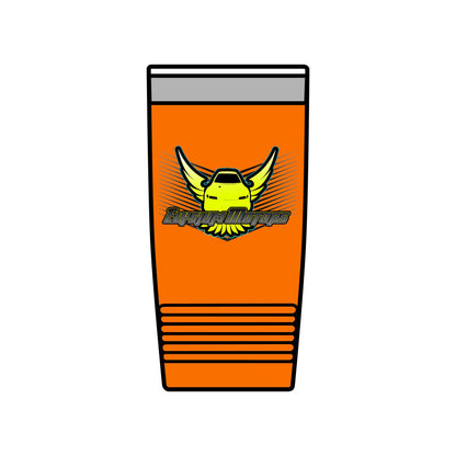 Insulated 20oz Tumbler with Winged Car Design - Perfect for Car Enthusiasts