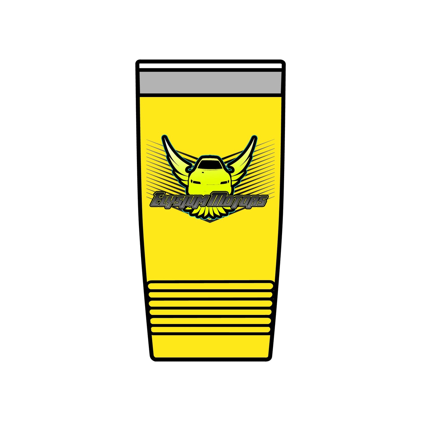 Insulated 20oz Tumbler with Winged Car Design - Perfect for Car Enthusiasts