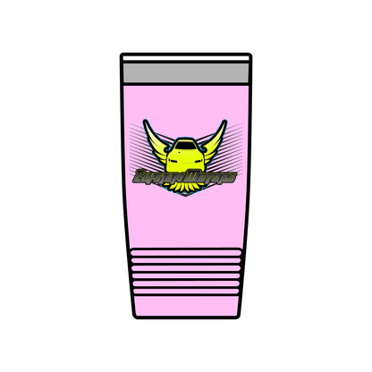Insulated 20oz Tumbler with Winged Car Design - Perfect for Car Enthusiasts