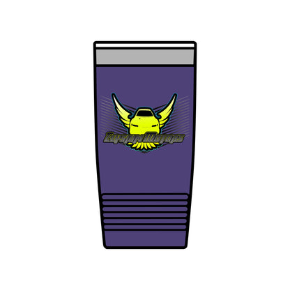 Insulated 20oz Tumbler with Winged Car Design - Perfect for Car Enthusiasts