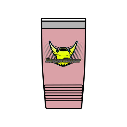 Insulated 20oz Tumbler with Winged Car Design - Perfect for Car Enthusiasts