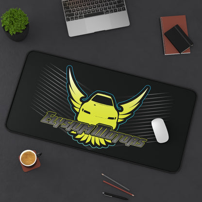 Elysium Motors Desk Mat, Automotive Mouse Pad