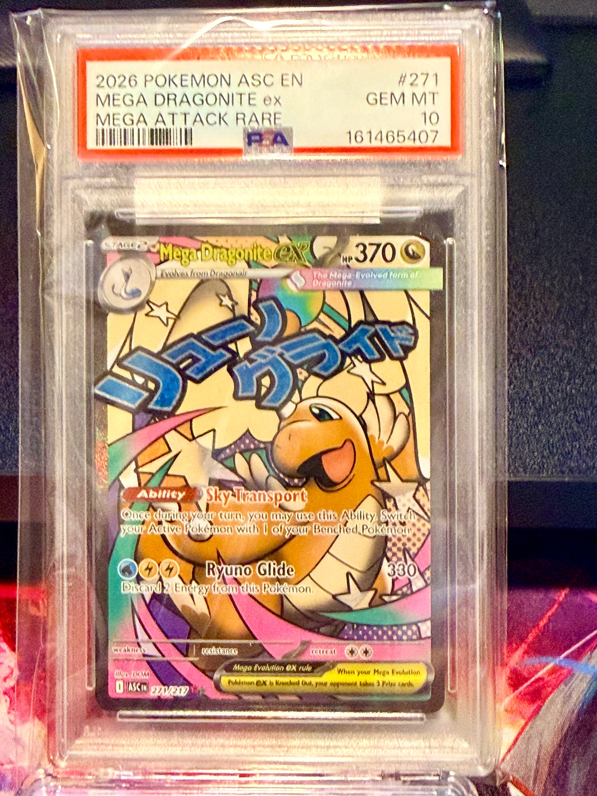 PSA 10 SLAB DRAGONITE/CHARIZARD CGC